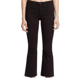 Rag & Bone black cropped jeans